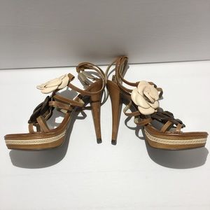 Kelsi Dagger heels with straps